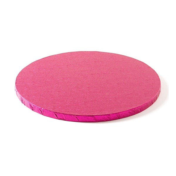 Cake board, okrugli, fuksija, 25-35 cm