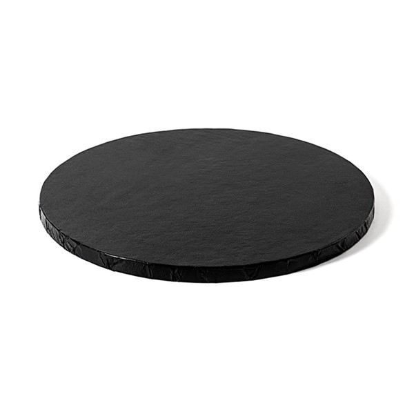 Cake board, okrugli, crni, 25-35 cm