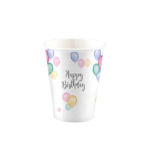 Party čaša Happy Birthday, 250 ml