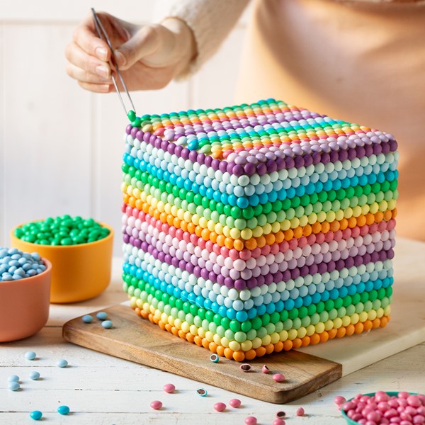Čokoladna dekoracija, raznobojna, 80 g - Slika 3