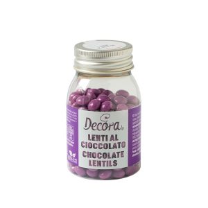 Čokoladna dekoracija, ljubičasta, 80 g