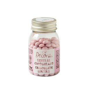 Šećerna dekoracija, roza, 80 g