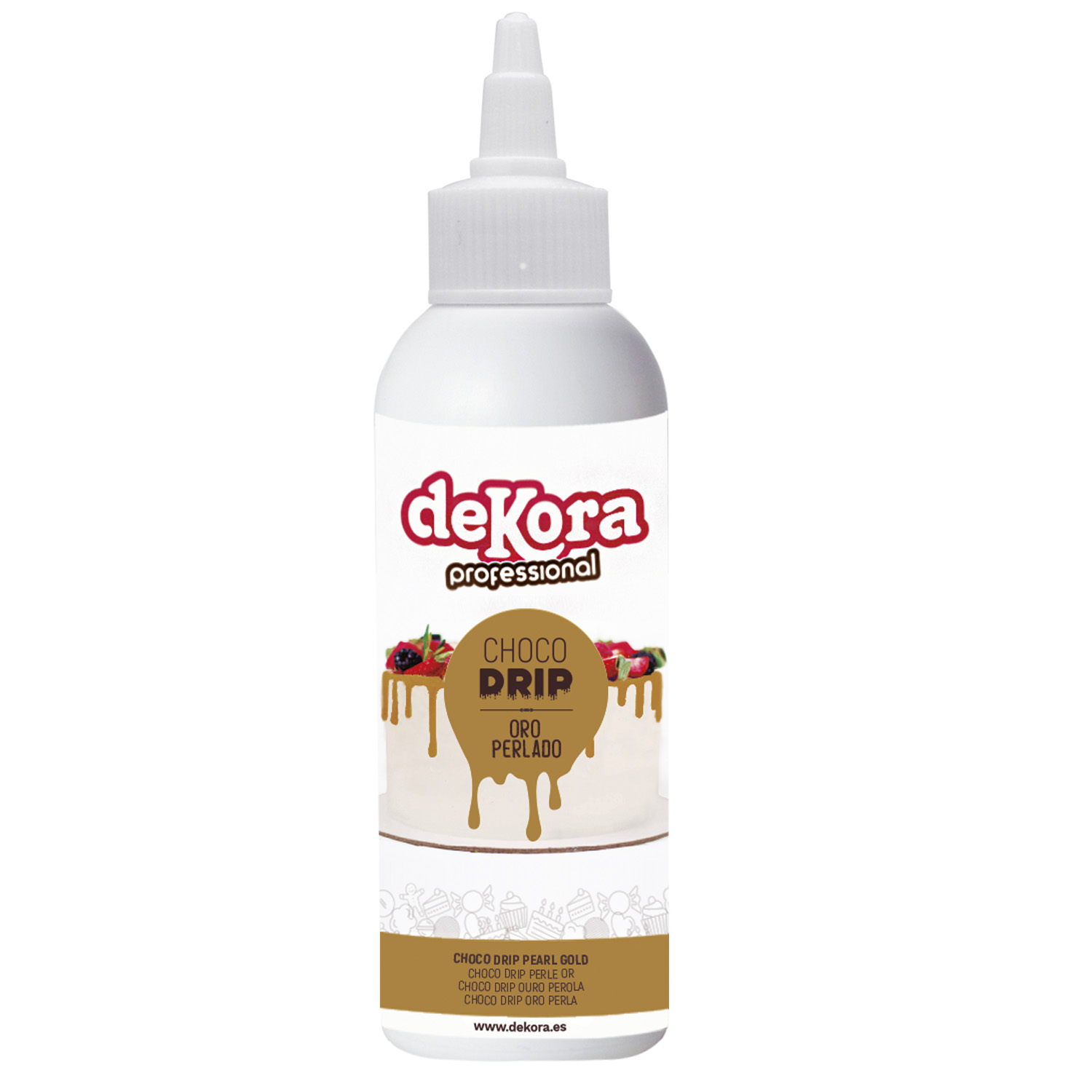Čokoladni drip, zlatni, 180 g