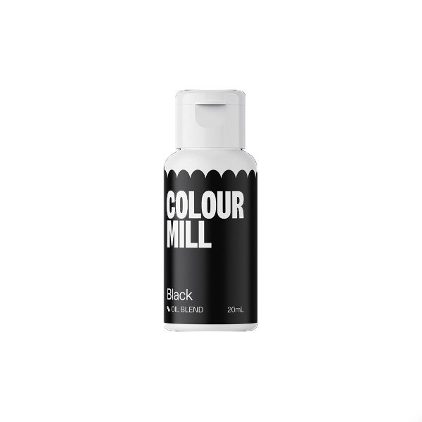 Jestiva boja za kolače BLACK 20 ml, Colour Mill