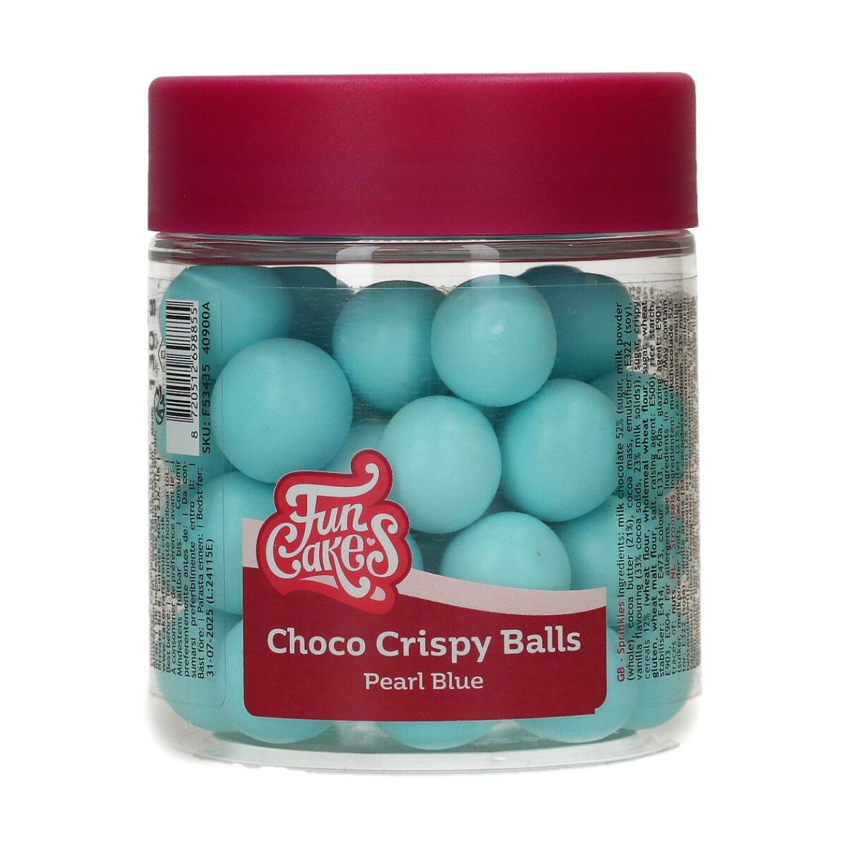 Choco Crispy Balls, plave, 130 g