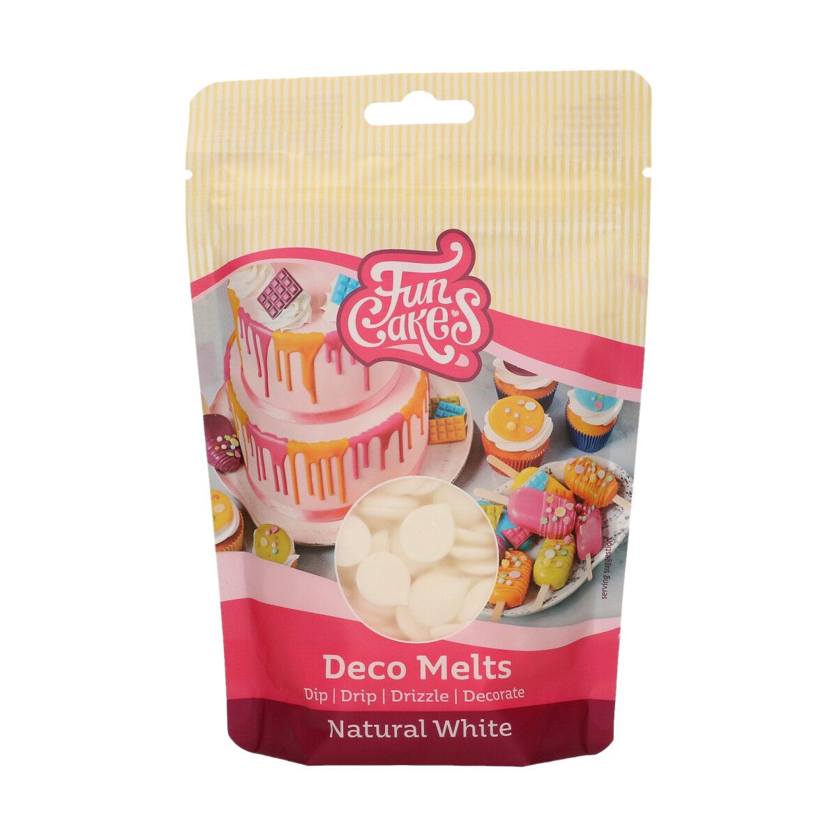 Deco Melts kapljice, bijele, 250 g