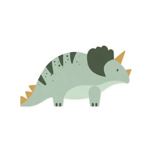 Party salvete Dinosaur, 18x10 cm