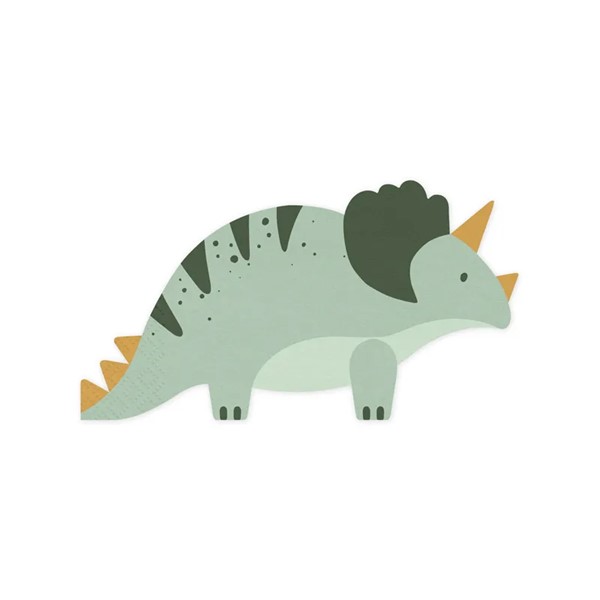 Party salvete Dinosaur, 18x10 cm