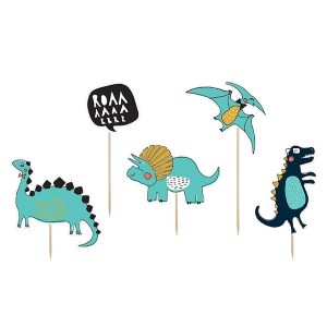 Topperi za torte i kolače, dinosaur, 5 kom