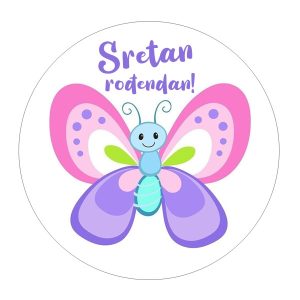 Jestiva pokrivka, okrugla, Dječji rođendan