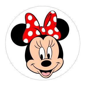 Jestiva pokrivka, okrugla, Minnie Mouse