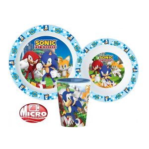 djecji set za jelo sonic jez