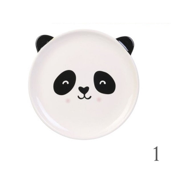 Dječji tanjur, panda i rakun - Slika 2