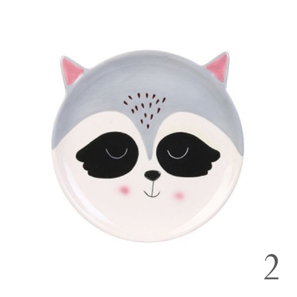 Dječji tanjur, panda i rakun - Slika 3