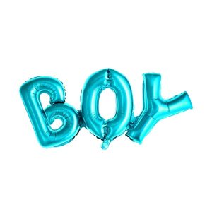 Folijski balon BOY plavi, 29x67 cm