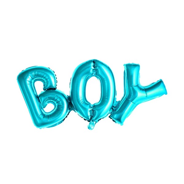 Folijski balon BOY plavi, 29x67 cm