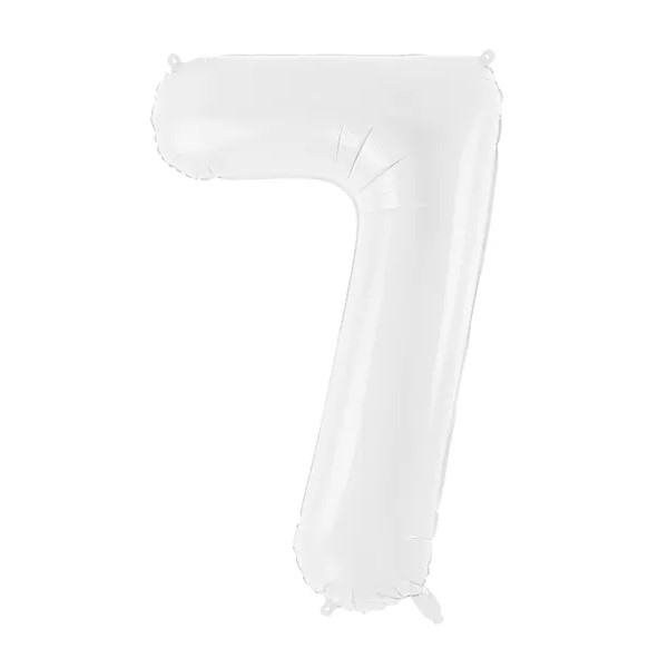 Folijski baloni brojevi 0-9, bijeli, 86 cm - Slika 9