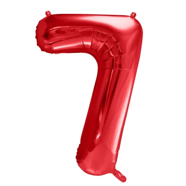 Folijski baloni brojevi 0-9, crveni, 86 cm - Slika 9