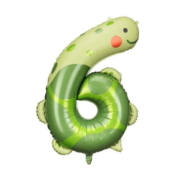 Folijski balon broj 6, kornjača, 90 cm