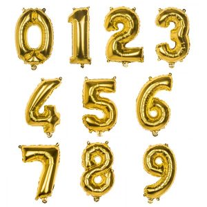 folij balon zlatni brojevi 86 cm