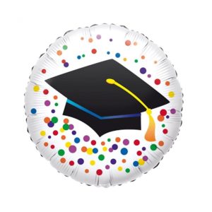 Folijski balon za proslavu diplome, 43 cm