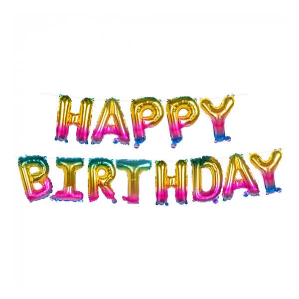 happy birthday rodjendan girlanda folija balon