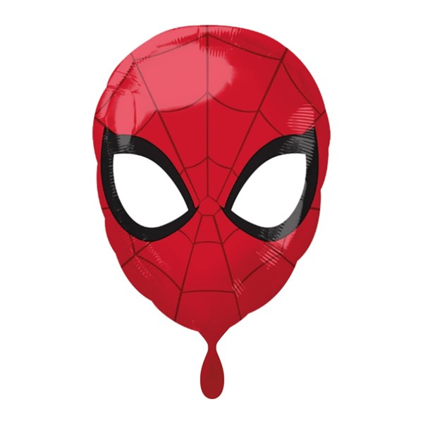 Folijski balon Spiderman glava, 30x43 cm