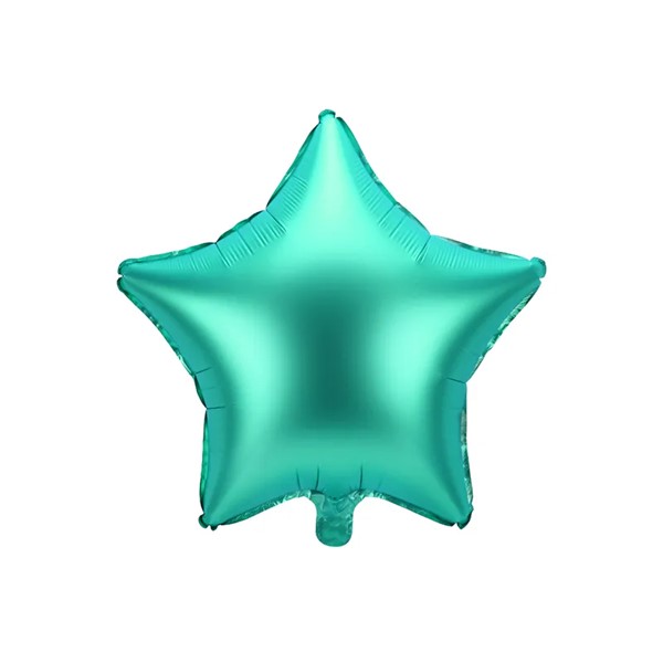 Folijski balon zvijezda, zeleni, 48 cm