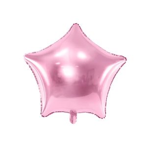 Folijski balon zvijezda, roza, 48 cm