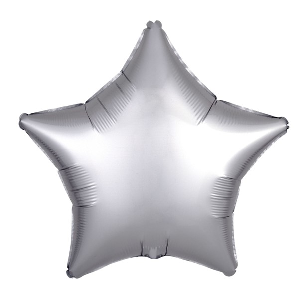 folija balon zvijezda srebrni