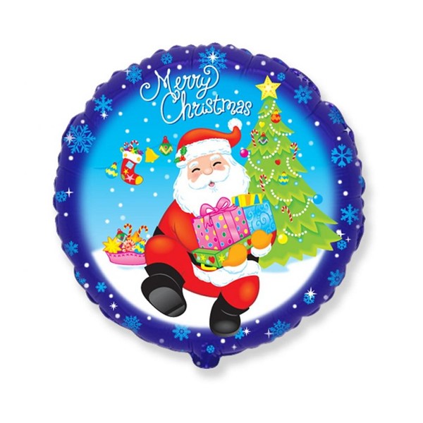 Folijski balon Djed Mraz, 45 cm