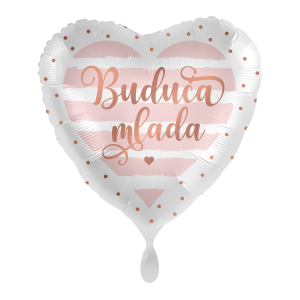 Folijski balon srce, Buduća mlada, 43 cm