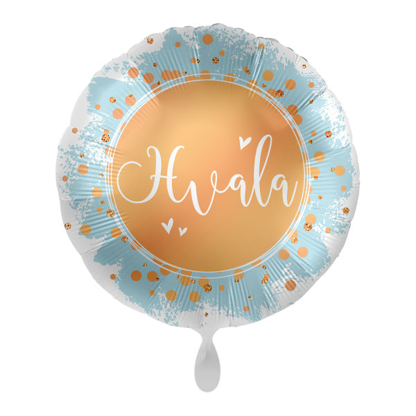Folijski balon, Hvala, 43 cm, M