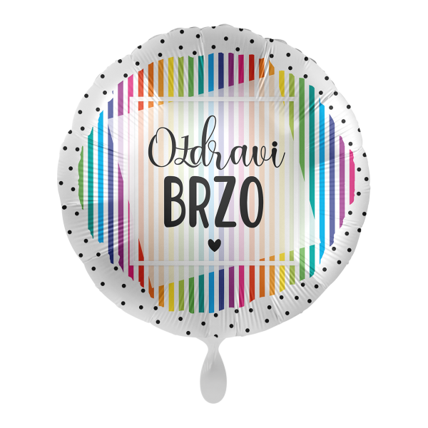 Folijski balon, Ozdravi brzo, 43 cm, M