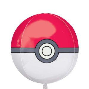 Folijski balon Pokemon kugla, 38 x 40 cm