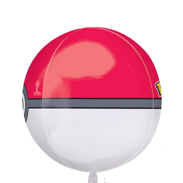 Folijski balon Pokemon kugla, 38 x 40 cm - Slika 2