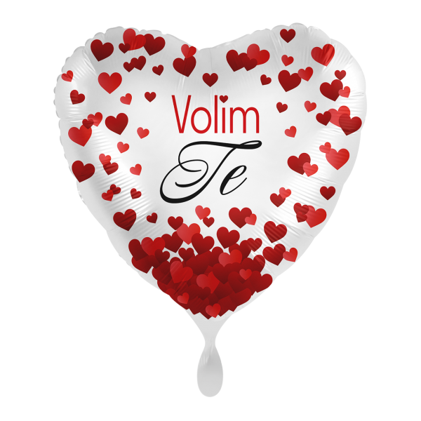 Folijski balon, Volim te, 43 cm, M