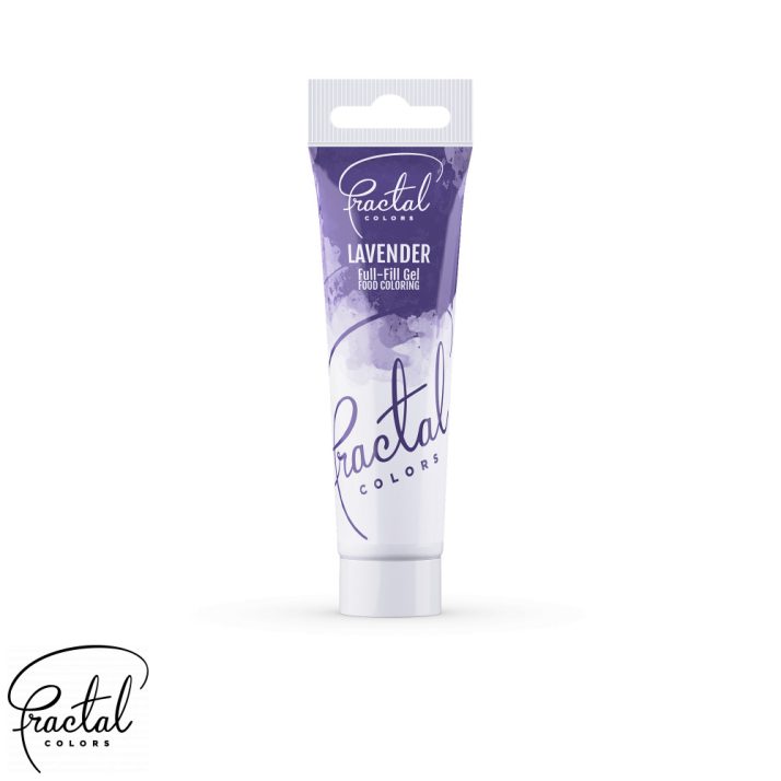 Fractal jestiva gel boja, ljubičasta, Lavender, 30 g