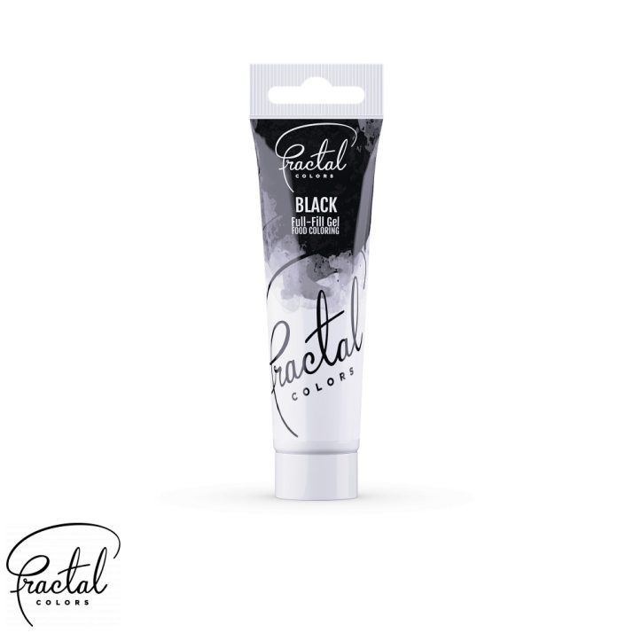 Fractal jestiva gel boja, crna, Black, 30 g