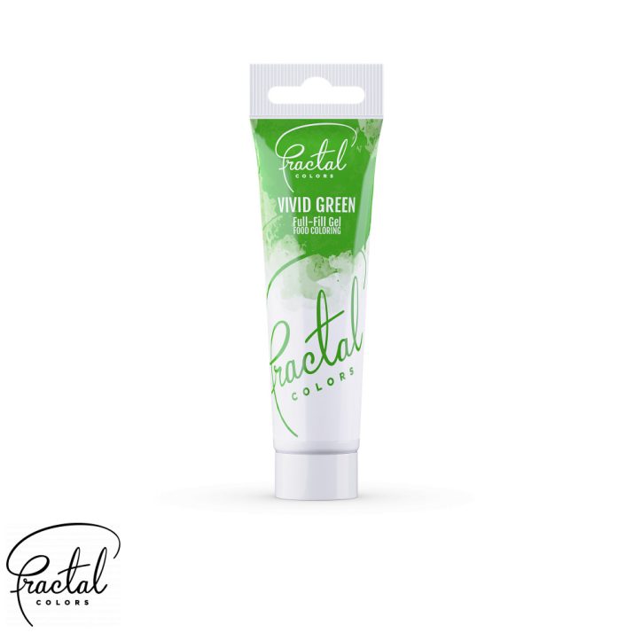 Fractal jestiva gel boja, zelena, Vivid Green, 30 g