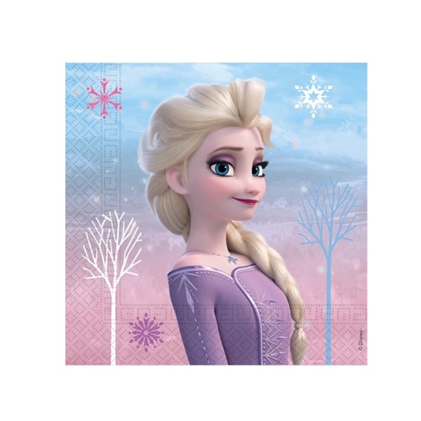Party salvete FROZEN 33x33 cm, 20 kom