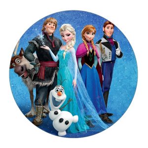 Jestiva pokrivka, okrugla, Frozen