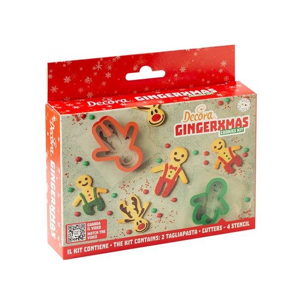 Božićni rezači za kekse i šablone, gingerman/sob
