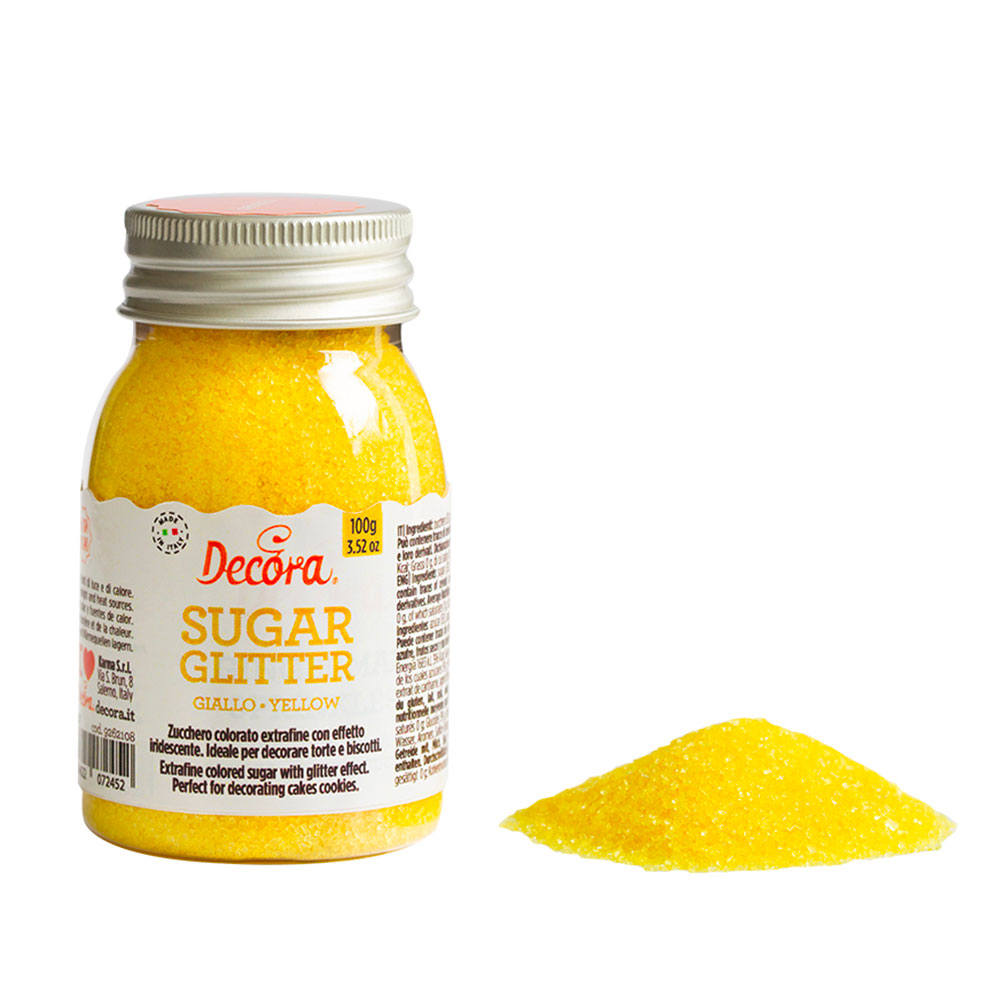 Šećerni posip GLITTER, žuti