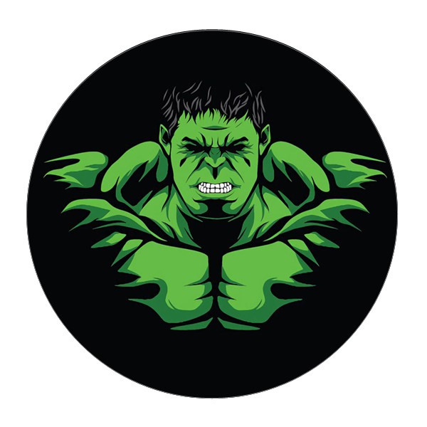 Jestiva pokrivka, okrugla, Hulk