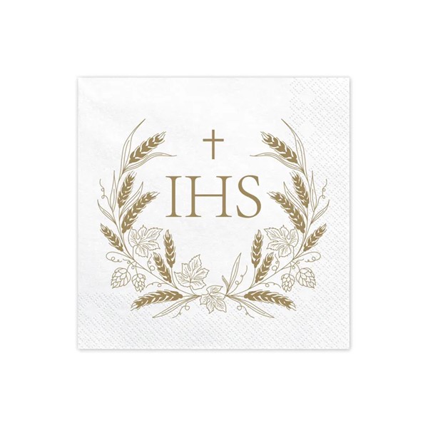 Salvete IHS 33*33 cm, bijele