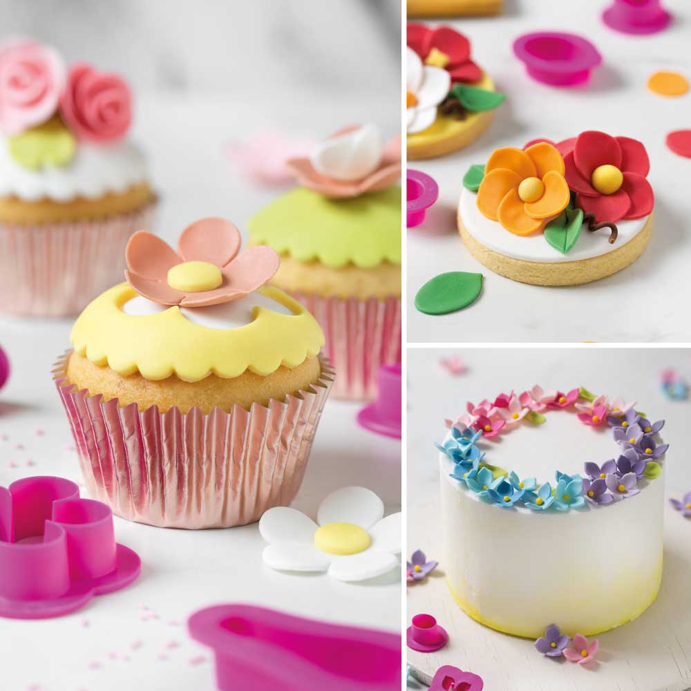 Izrezivači za fondant cvijeće | Summer mix, 8 kom - Slika 2
