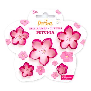 Izrezivači za fondant cvijeće | Petunija, 5 kom