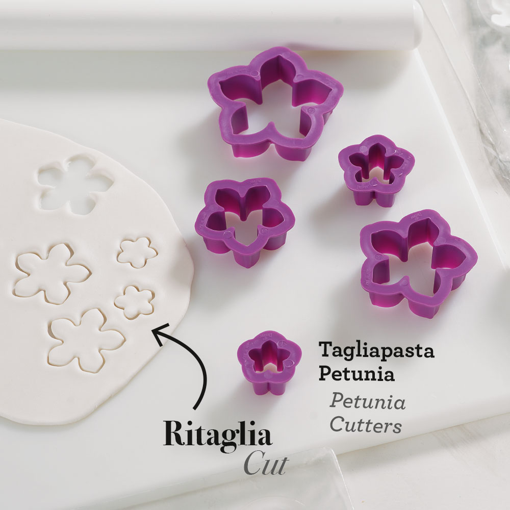 Izrezivači za fondant cvijeće | Petunija, 5 kom - Slika 3