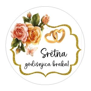 Jestiva pokrivka, okrugla, Godišnjica braka